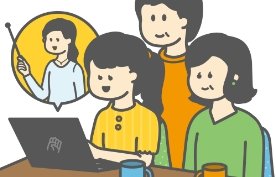 オンライン上で会社や仕事のことを社員の⽅から教えていただき、学ぶことができます。